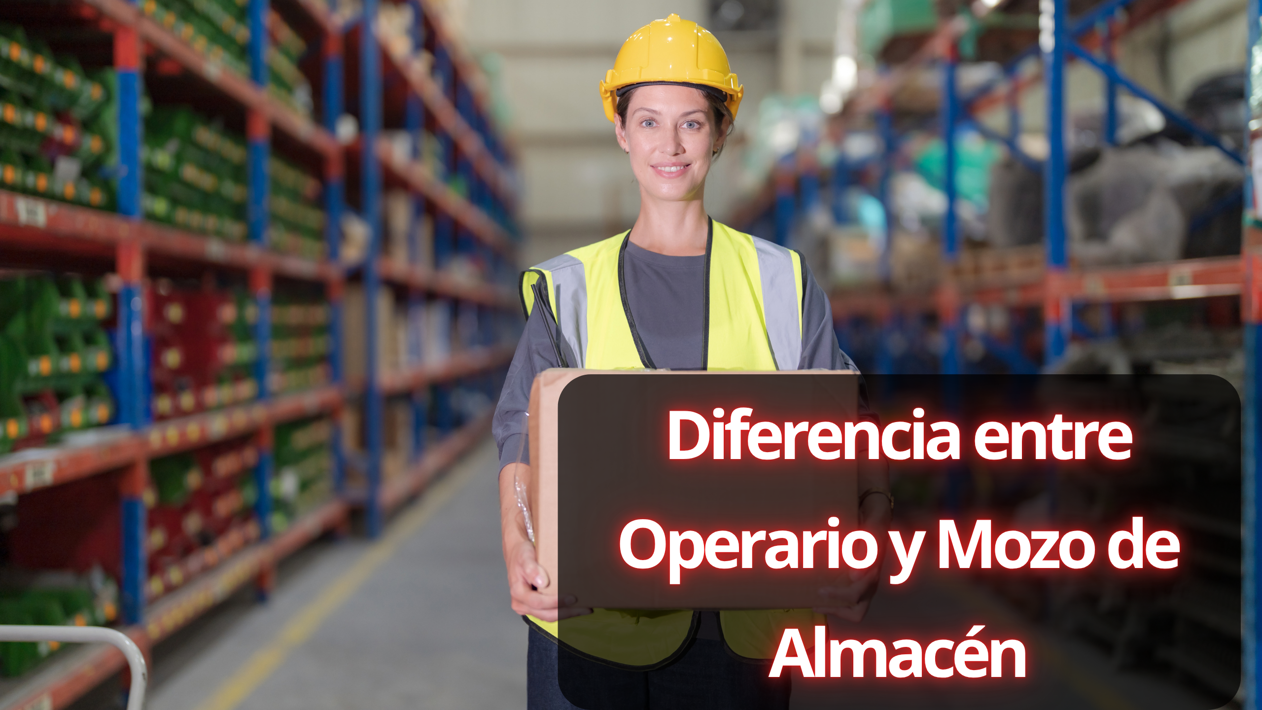 diferencia entre operario y mozo de almacén